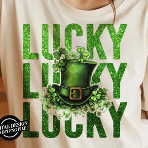 Lucky St.Patricks Day Png Leprechaun Hat St Patricks day png Irish Png Lucky png St Pattys day png Girl st patricks day Shamrock Digital