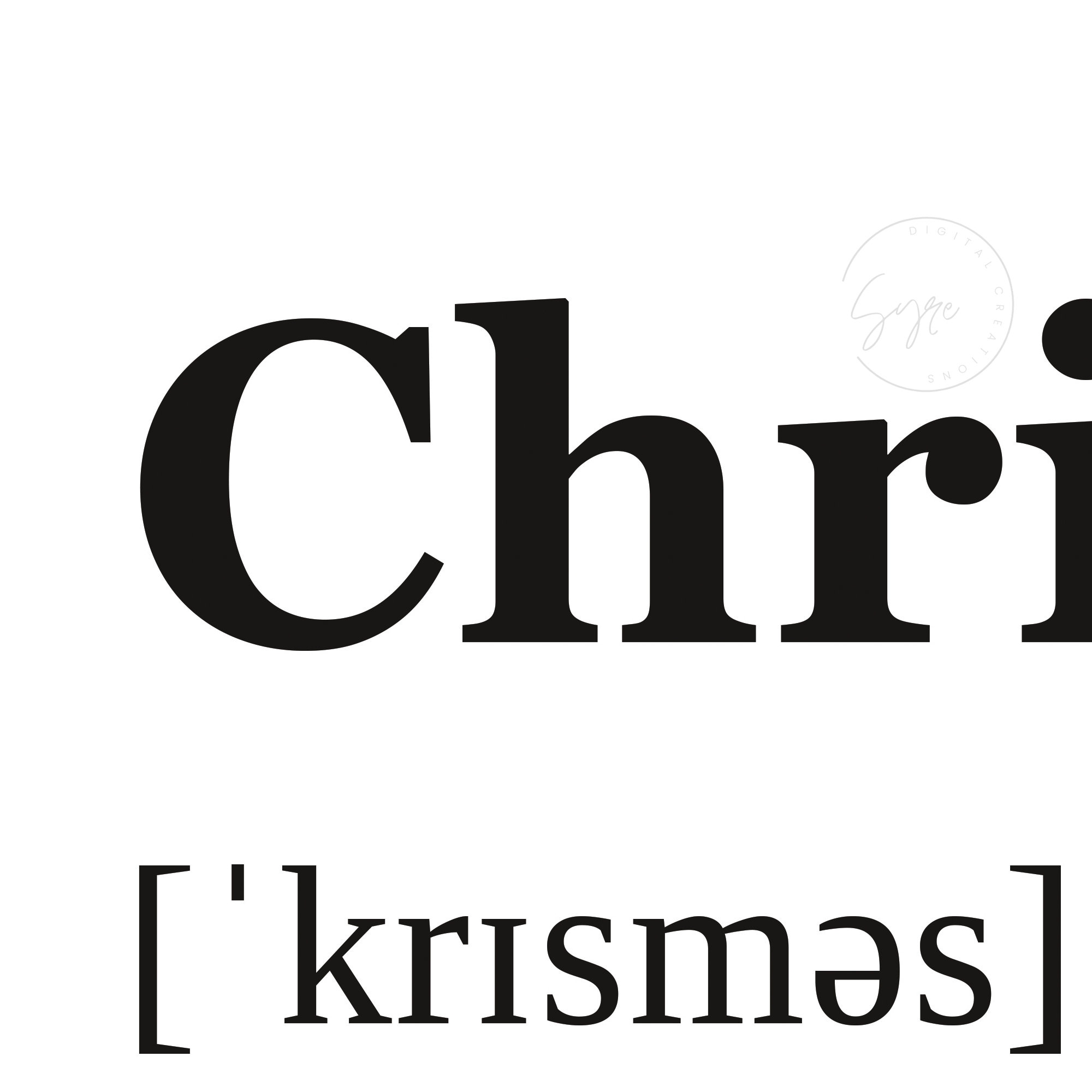 Christmas Definition Print christmas printable wall art christmas Christmas Definition Print christmas printable wall art christmas
