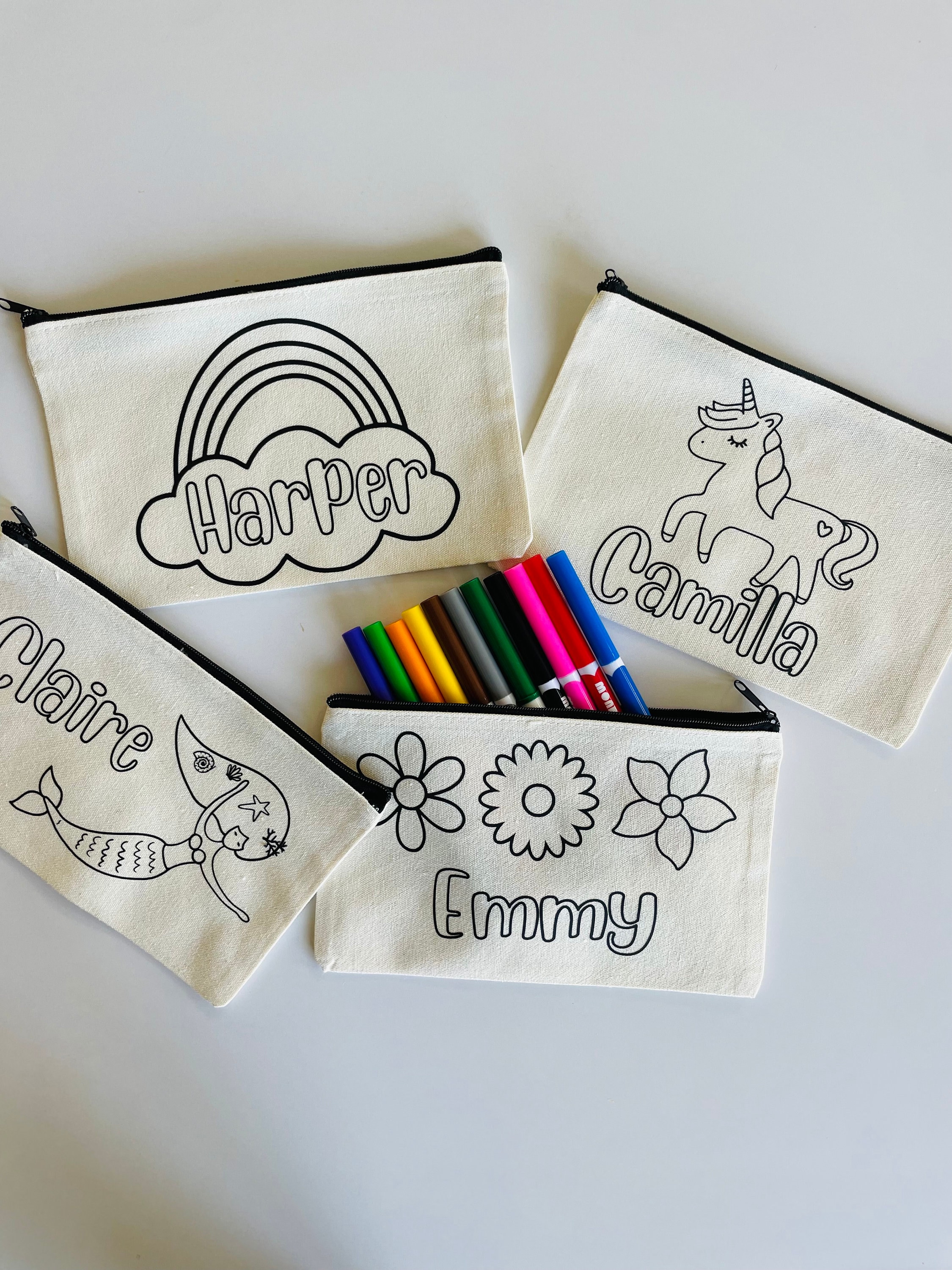 Personalized Pencil Box Organizer – The Color of Whimsy