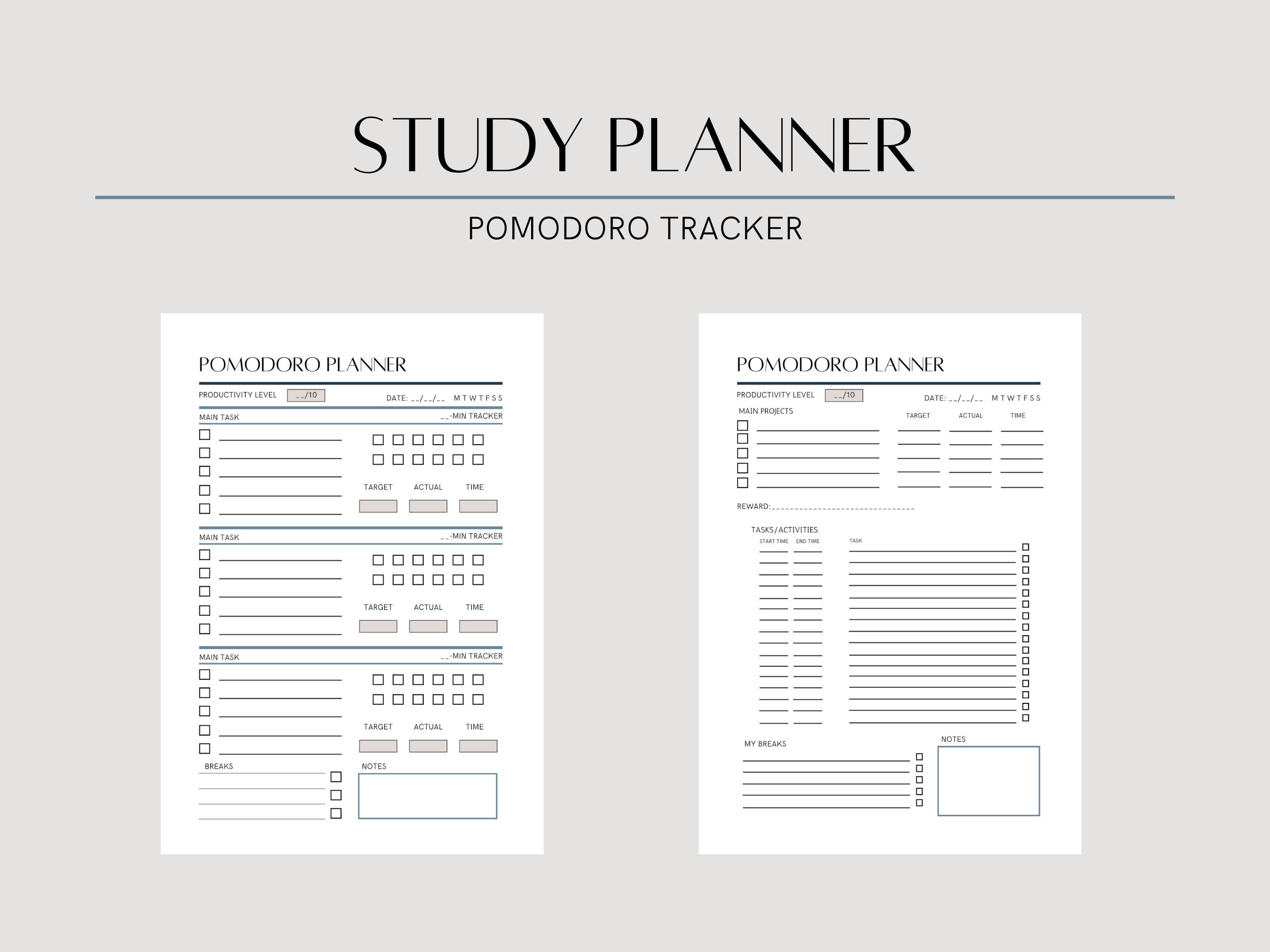 Study Planner, Language Learning Planner, Notebook Workbook Study ...