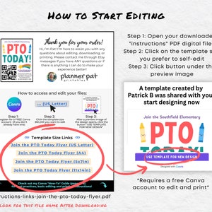 Editable Join the PTO Today Flyer Template, QR Code PTA Recruitment ...