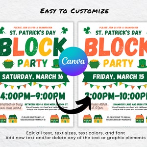parasols st patricks day block party march 16