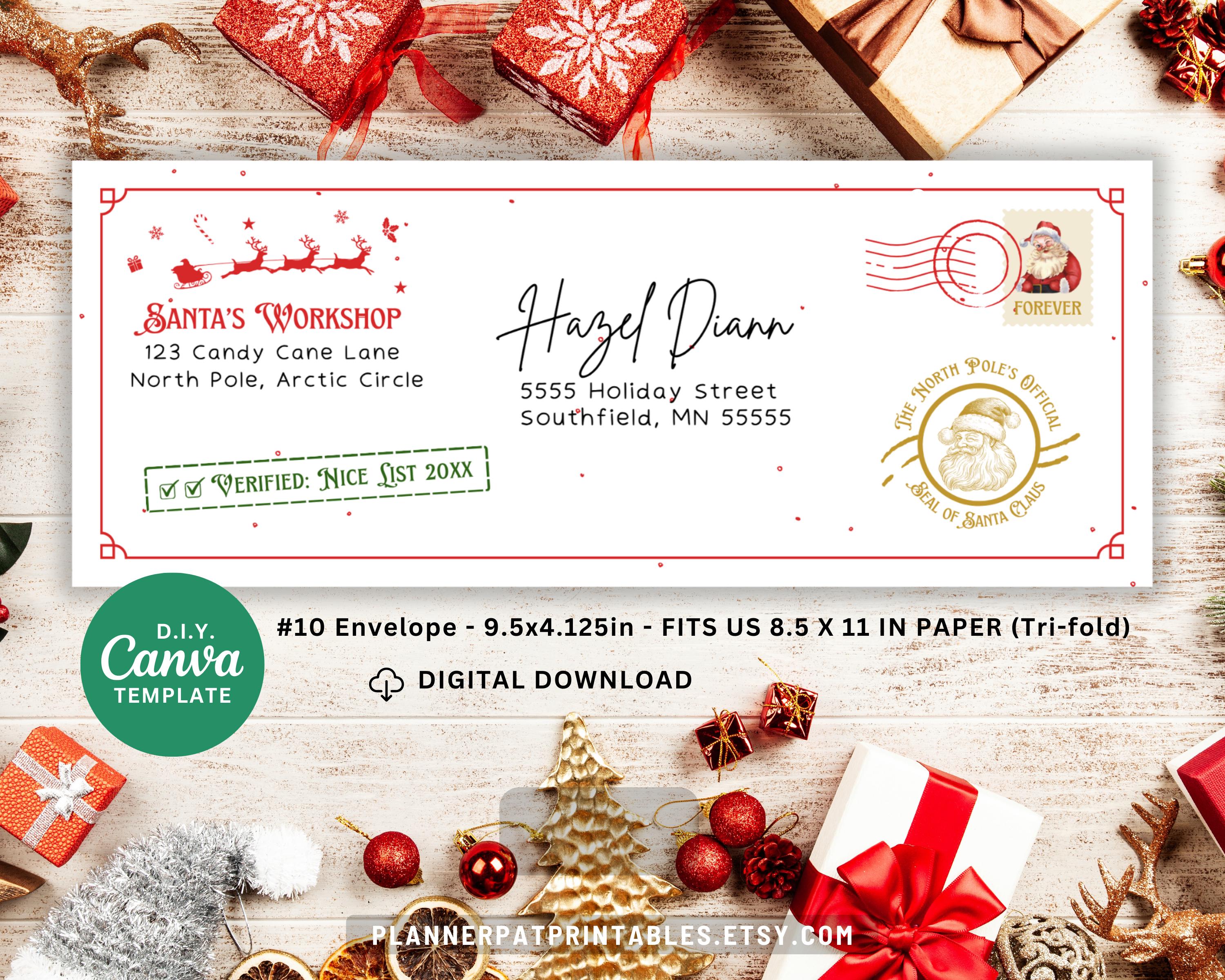 printable a 10 envelope template - etsy