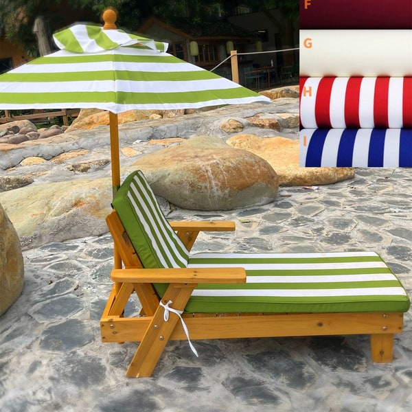 Customized multi-colors rattan chair cushion/Outdoor waterproof beach chair cushion/Sponge cushion/Bench cushion/Swiming pool bench cushion
