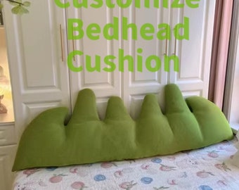 Bergspitzen Kissen / Modernes einfaches Wohnzimmer Kissen / Tatami Kissen / Kundengerechtes Kissen / Grünes Kissen / Einweihungsgeschenk