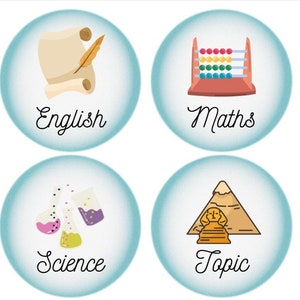School Visual Timetable Icons