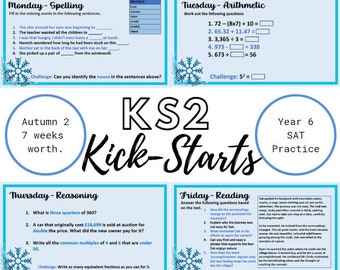 KS2 Kickstarts - Year 6 SAT Practice - Autumn 2