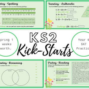 KS2 Kickstarts - Year 6 SAT Practice - Spring 1