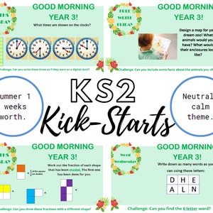 KS2 Kick-Starts -Summer 1 - Early Morning Tasks - Year 3