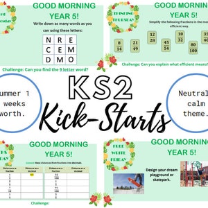 KS2 Kick-Starts -Summer 1 - Early Morning Tasks - Year 5