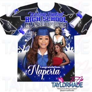 Magliette personalizzate con stampa a sublimazione in 3D per laurea, danza, cheerleading, basket, calcio, baseball, calcio, band, scuola, design frontale