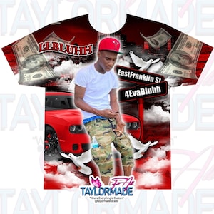 Custom/Personalized 3D Memorial/RIP In Loving Memory, Remembrance Shirt, All Over Front Print, RIP Shirt, Grief, Mourning,