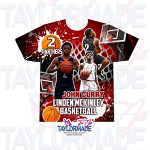 Custom/Personalized 3D Sports Basketball/School Sublimation All Over Print Shirts, Front Design, Picture/face shirt