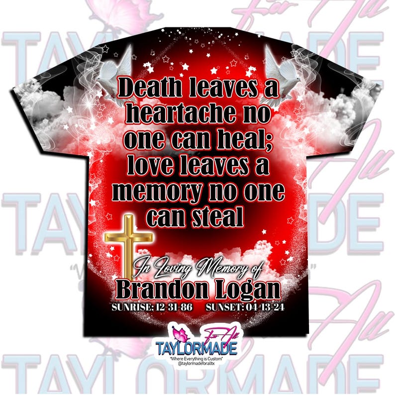 Custom/personalized 3D Crown Memorial/rip in Loving Memory, Remembrance ...