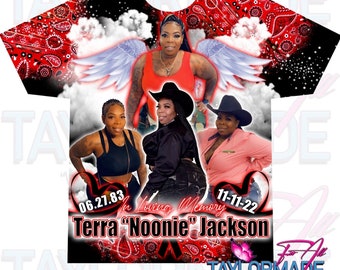Custom/Personalized Bandana 3D Memorial/RIP In Loving Memory, Remembrance Shirt, All Over Front RIP Shirt, Remembrance Gift, Grief, Mourning