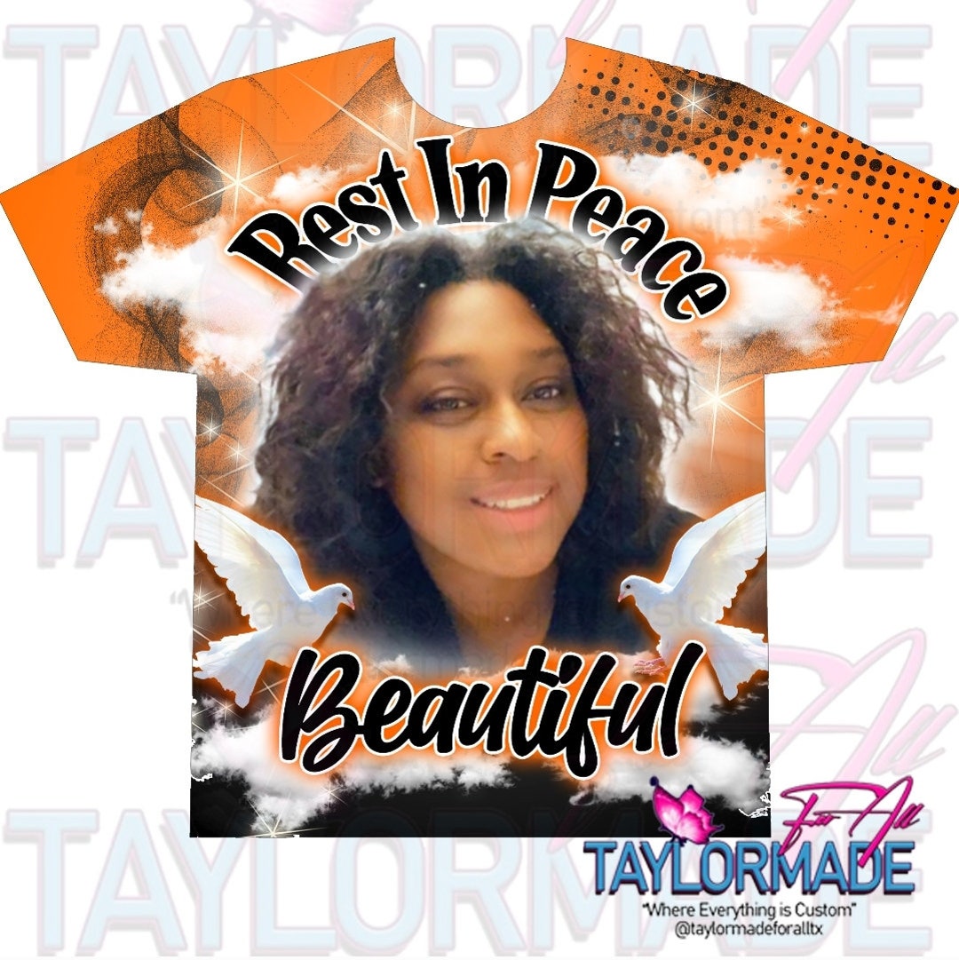 Custom/personalized 3D Memorial/rip in Loving Memory, Remembrance Shirt