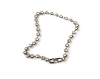 Stainless steel oversized giant ball chain bauble choker • WORCESTER