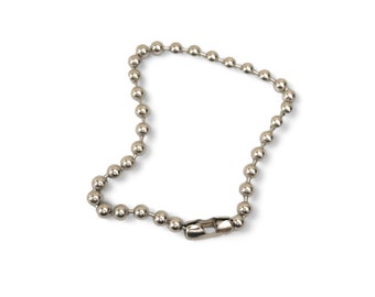 Oversized roestvrijstalen kerstballenketting met grote kogelketting • WORCESTER
