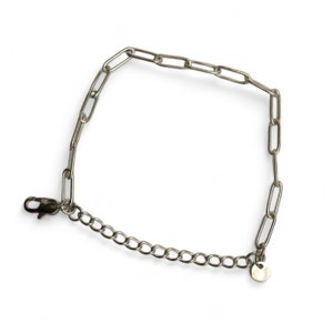 Tarnish proof / Safety-Chain Bracelet SAINT-TROPEZ Stainless Steel image 2