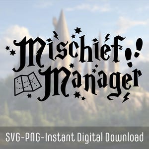Zaubererschule Mischief-Manager SVG | Horkrux SVG | Undercover Muggel SVG