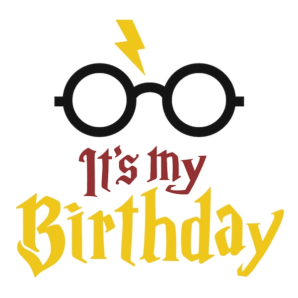 Wizard School Harry Birthday SVG | My Birthday Magic Wand SVG | Mischief Managed SVG