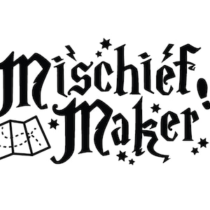 Wizard School Mischief Maker SVG | Horcrux SVG | SVG trouxa disfarçado | Gerente de travessuras svg