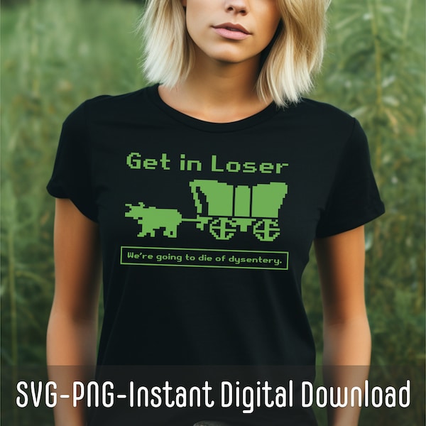 Oregon Trail Inspired SVG Bundle | Oregon Shirt SVG | Vintage Video Game SVG File | Mean Girls shirt svg  | Instant Download