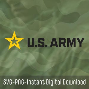 US Army Inspired svg logo| United States Military SVG | Military png logos | Army | Navy | Marines | Air Force | Instant Download