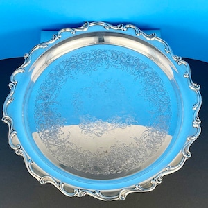 【Webster Wilcox】 ギャラリートレー サークル型 39cm 華麗！ Webster Wilcox Tray - Etsy