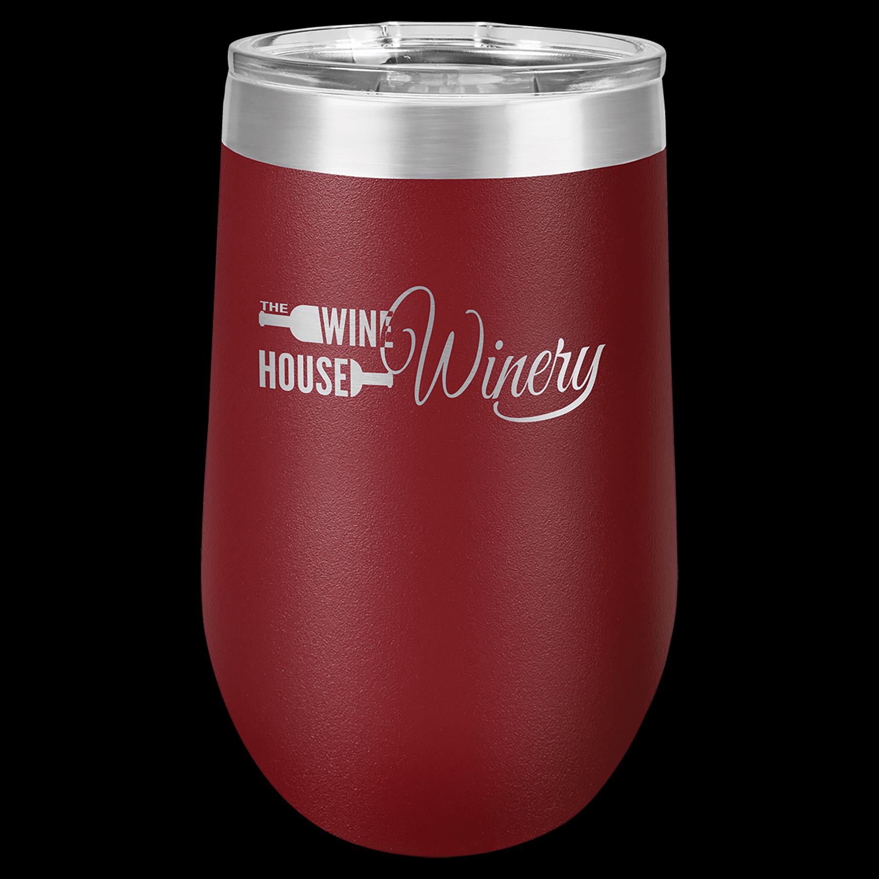 16oz Polar Camel Stainless Steel Engavable Stemless Wine Glass - Etsy
