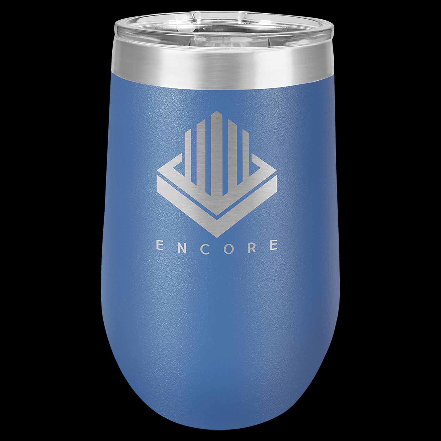 16oz Polar Camel Stainless Steel Engavable Stemless Wine Glass - Etsy