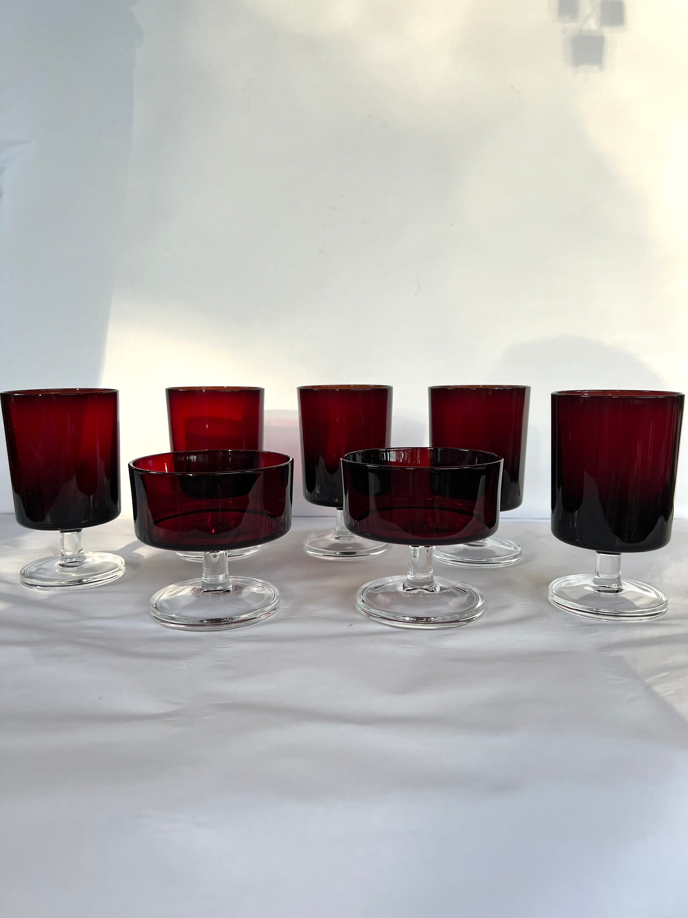 Longchamp Wine Stemless - 4 Glasses Stemless Wine 2.5 inch Diameter 3.75 inch Tall, Size: One Size