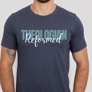Reformed Theology Shirt, Reformed Theologian Gifts, Calvinist Tee, Reformed Christian Gift, Theologian Tshirt, Soli Deo Gloria Crewneck