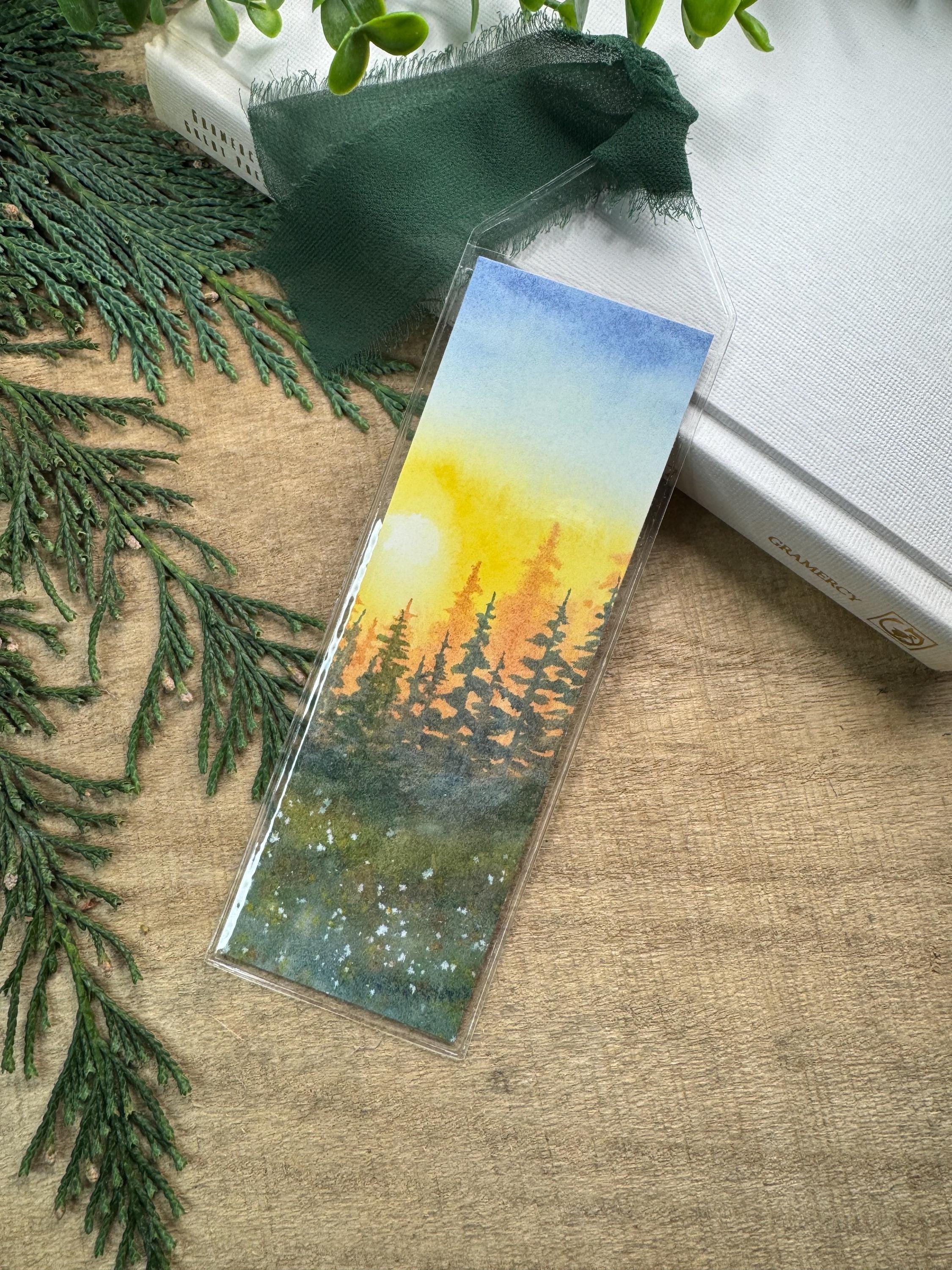 Tree Layers and Sun Bookmark, Unique Gift, Handmade, for Book Lovers - Etsy