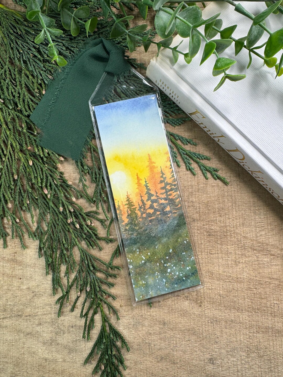 Tree Layers and Sun Bookmark, Unique Gift, Handmade, for Book Lovers - Etsy