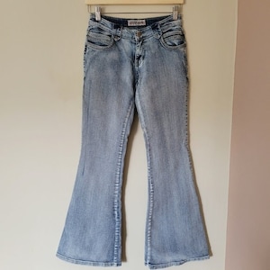 Low Rise Jeans Y2k Flare Jeans Light Wash Denim Bell Bottoms Retro Bell  Bottom Pants Flares Low Waisted Vintage 00s Petite Extra Small Xs -   Canada