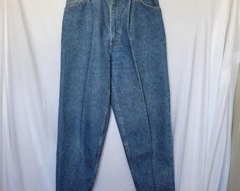 Vaqueros Levi's vintage de corte abombado con pliegues delanteros para mujer, talla 26