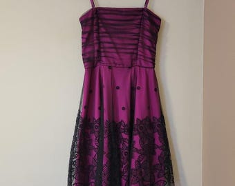 Vestido de fiesta corto vintage Y2K de terciopelo desgastado con superposición de malla gótica Whimsigoth Fairy 6