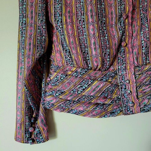 Vintage 80s midi sale skirt and blouse set