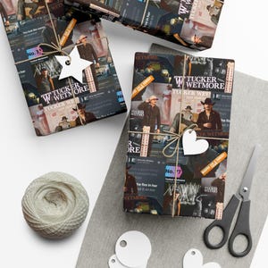 Wrapping Paper for Tucker Wetmore Fans, Waves on a Sunset, Nashville Giftwrap, Custom Country Fan Gift, Tucker Wetmore Design, Tucker fan image 2