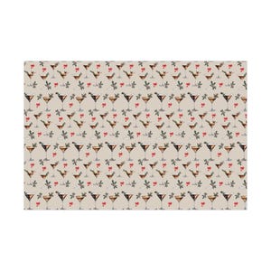 Geschenkpapier, WeihnachtsEspresso Martini-Geschenkpapier, Feiertagsgeschenkpapier, festliches Geschenkpapier, Cocktail-Thema-Geschenkpapier Bild 5