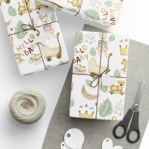Baby Shower Wrapping Paper - Fun and Affordable Retail Packaging