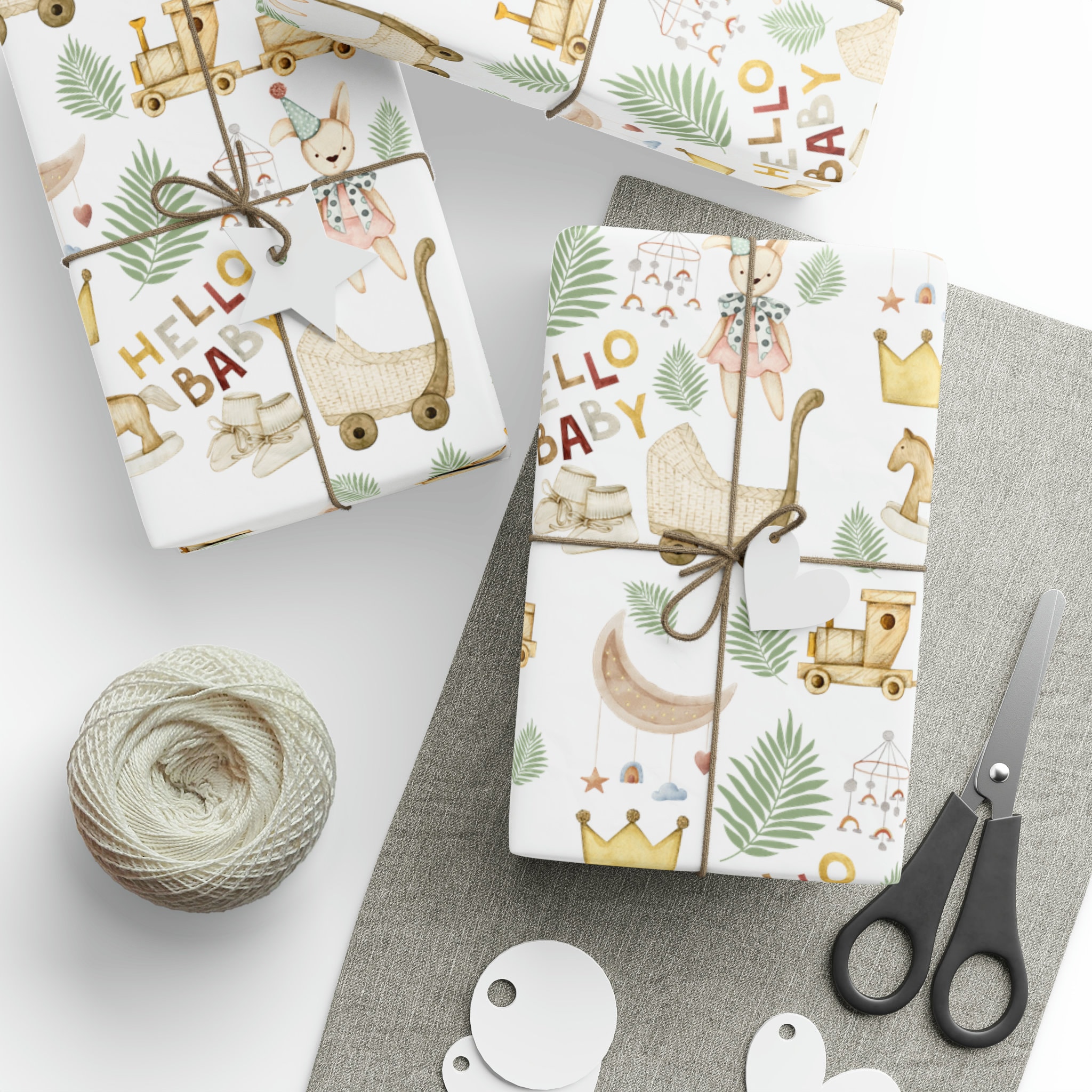  Dtiafu Christmas Wrapping Paper Bundle for Kids Boys Girls  Women - 12 Sheets North Pole Gift Wrap with Cute Bear Bunny Reindeer  Woodland Animal Design Great for Holiday Vacation - 20