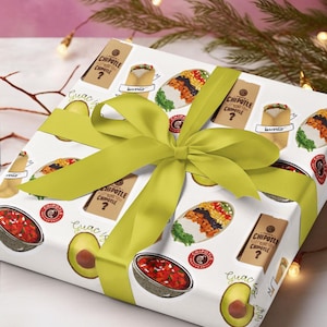 Chipotle giftwrap, chipotle is life, burrito wrapping paper, guac is extra giftwrap, chipotle wrapping paper