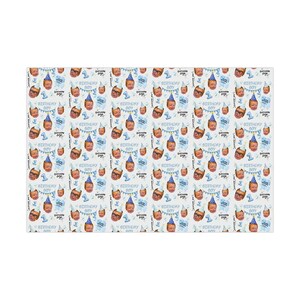 Personalized Face Wrapping Paper, Custom Photo Gift Wrap, Boys 1st Birthday Wrap, Custom Age Photo Wrap, Funny Face Birthday Paper image 7