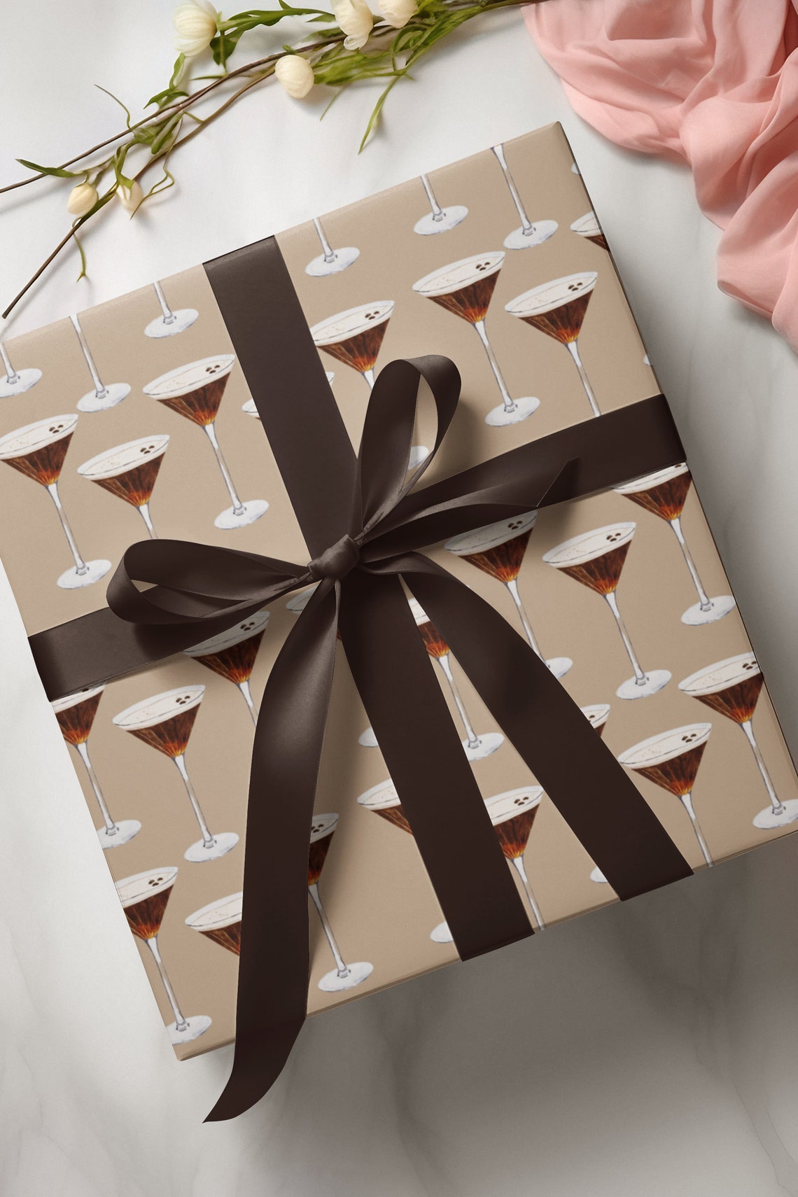 Espresso Martini Gift, Espresso Martini Wrapping Paper, Espresso ...