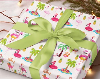 1 Stück Weihnachtsmann am Strand, Strand Geschenkpapier, Strand Geschenkpapier, Strand Geschenkpapier, Strand Geschenkpapier