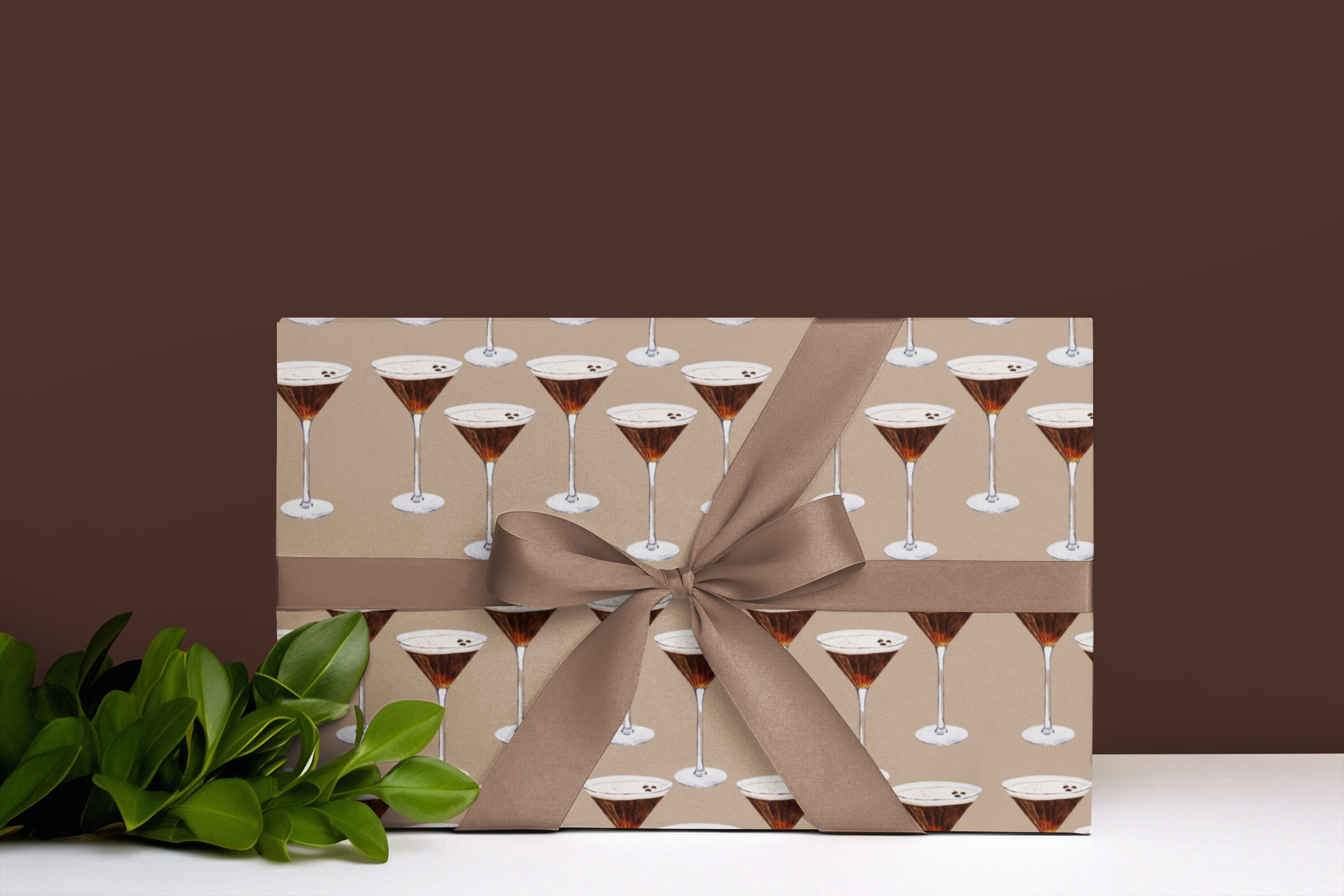 Espresso Martini Gift, Espresso Martini Wrapping Paper, Espresso ...