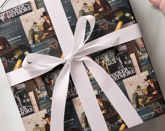 Inpakpapier voor fans van Tucker Wetmore, Waves on a Sunset, Nashville cadeaupapier, aangepast land fan cadeau, Tucker Wetmore Design, Tucker fan