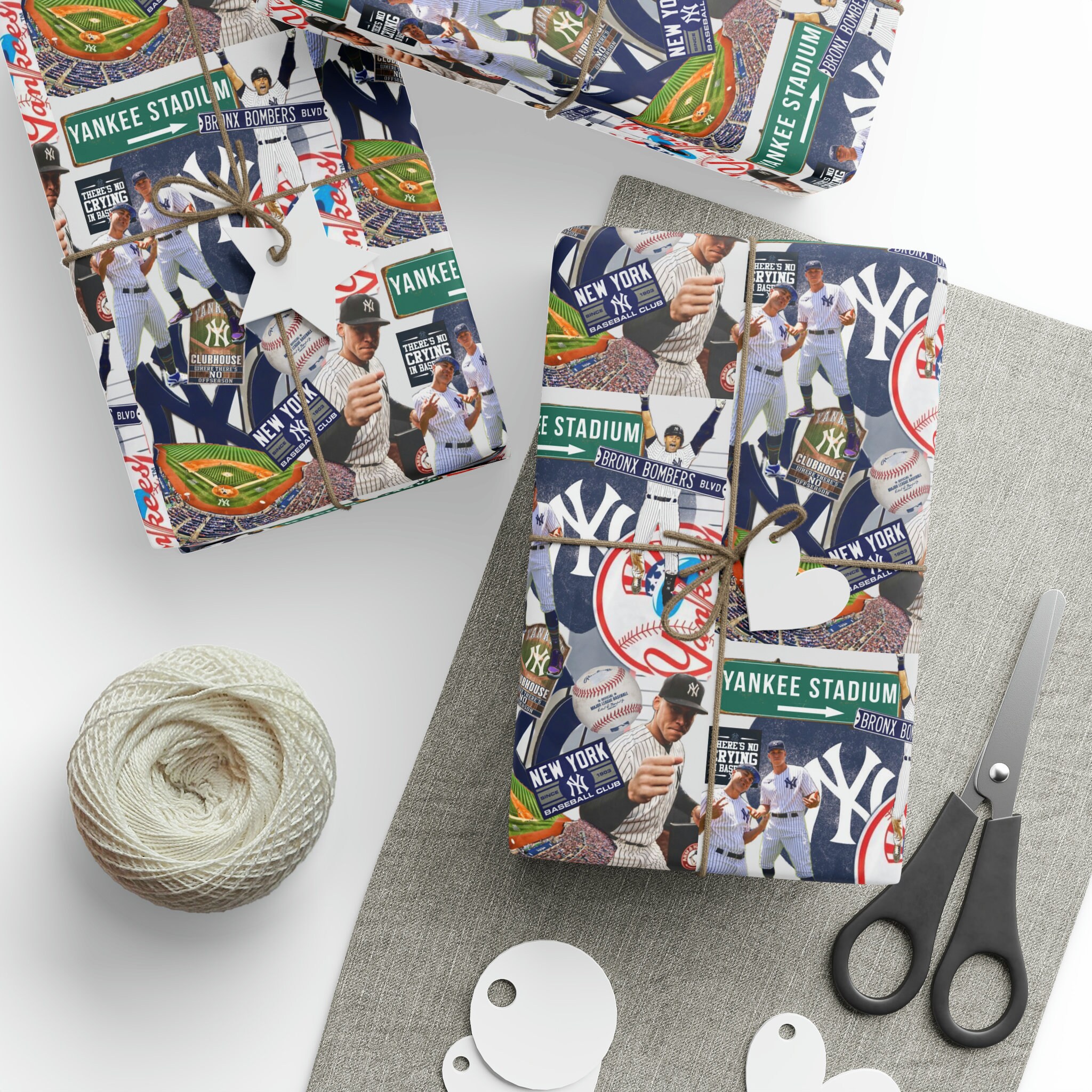 New York Yankees Lover, New York Yankees Wrapping Paper, Yankees Party